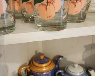 Beautiful vintage lowball glasses