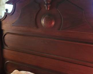 Close up of headboard