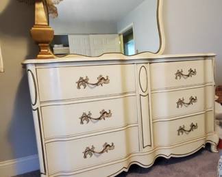 Basset French Provincial dresser/mirror