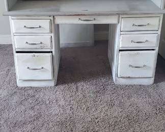 Roll top desk (It's been separated for ease of moving