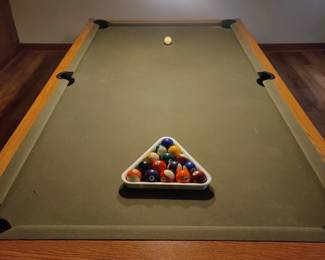 Very clean, modern style pool table