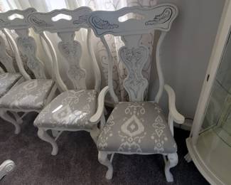 Shabby chic vintage chairs