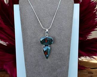 African Bloodstone Necklace Tested 