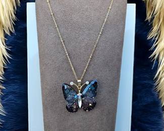 Delicate Butterfly Necklace 