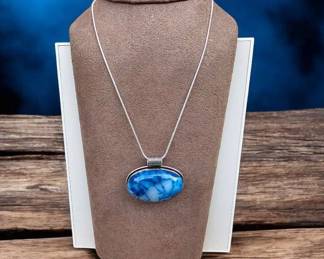Blue Botswana Necklace Tested