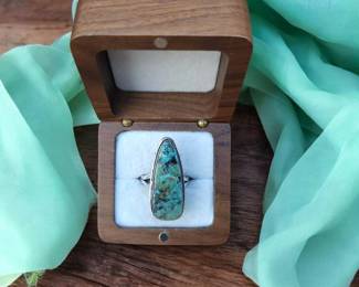 Africian Turquoise Ring Tested