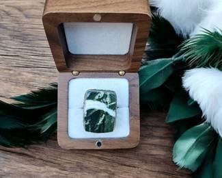 Tree Agate Ring Tested