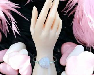Rose Quartz Wire Wrapped Bracelet Tested