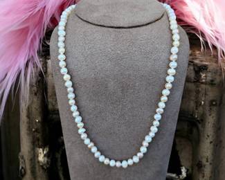 Sterling Silver JCM Freshwater Pearl Necklace
