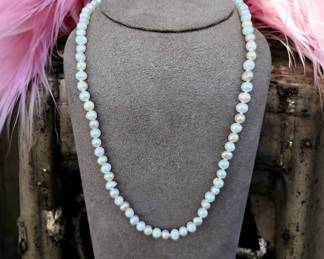  02 JCM 14k Gold Pale Pink Freshwater Pearl Necklace