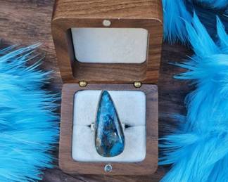 Chrysocolla Ring Tested