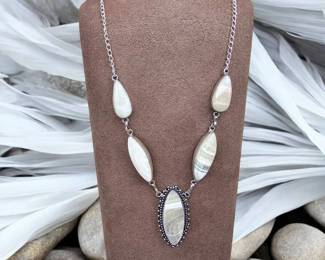 Laguna Lace Calcite Necklace Tested