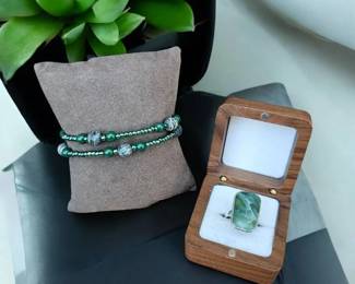 Nephrite Jade Ring Bracelet  Tested