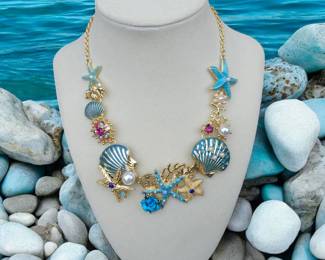 Seashells Starfish Necklace