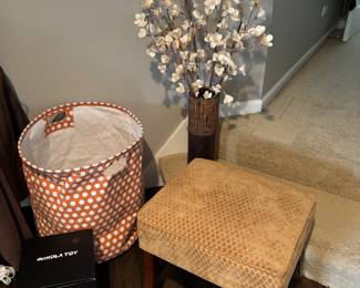 Upholstered Stool, Decor