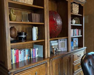 6 Piece Wall Unit w/File Drawers