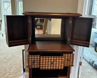 Open Bar Unit w/Drawers, Storage