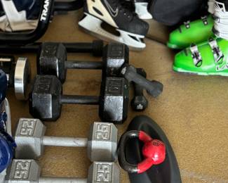 Weights, Hockey Skates