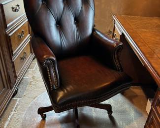 Large Leather Desk Chair