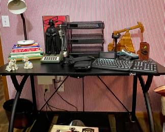 COMPUTER DESK, SNAP-ON TOOLS PROMOTIONAL RADIO FLYER WAGON