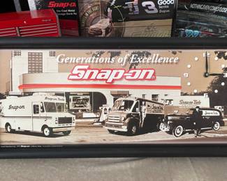 VINTAGE SNAP-ON TOOL CLOCK “GENERATIONS OF EXCELLENCE”