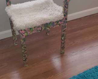 Eclectic phone chair