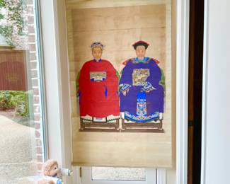 Chinese Patriarch & Matriarch Scroll