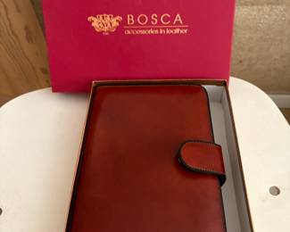 Bosca leather planner