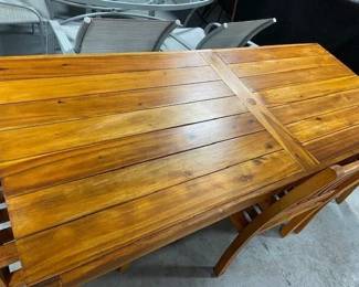 wood table