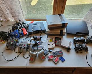 Vintage video game systems