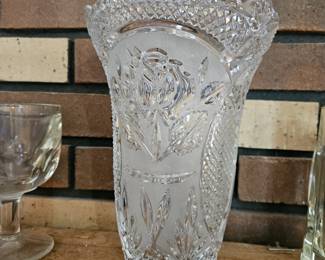 Crystal vase