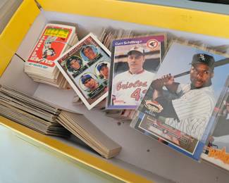 Vintage baseball cards