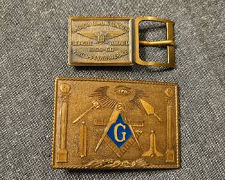 Masons belt buckle
