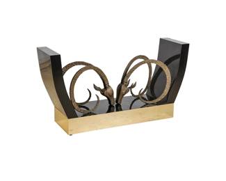 Rams Head Table in the manner of Alain Cheveret