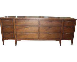 Mid Century Modern Low Chest, "Tempo: by Kent Coffey.