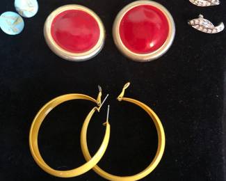 Colorful Costume Earrings 