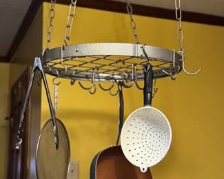 Hanging Pot Rack Pots  Utensils Not Included