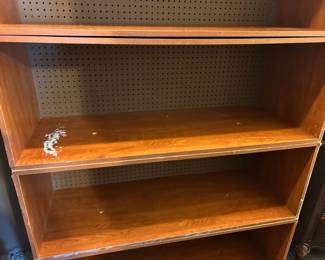 4 Wooden Cubes Stacked For Storage