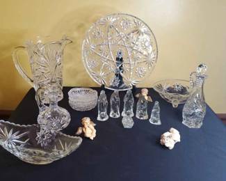 Vintage Anchor Hocking Star Of David And Like Pieces