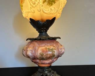 Victorian Glass Lamp