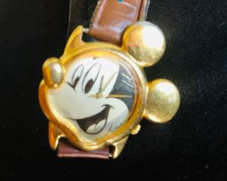 Disney Mickey Mouse Brown Band Lorus Watch 