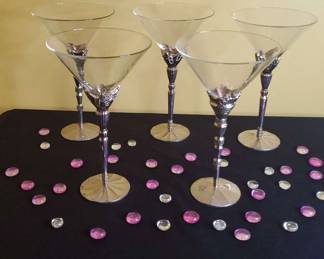 Rare Vintage Martini Glasses