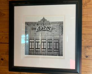 Kress Building Framed Photograph