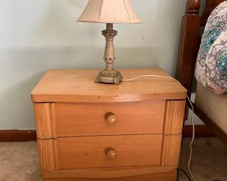 Nightstand And Lamp Set
