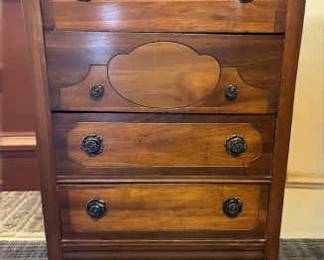Vintage Wooden Chest Of Drawers