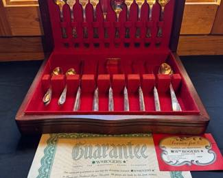 Silverware Set W Certificate Of Trademark