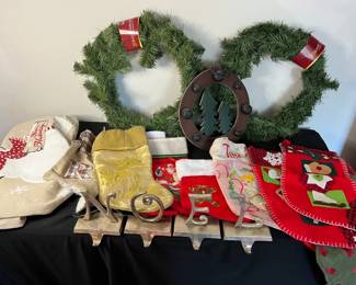 Stockings And Decor Mystery Lot