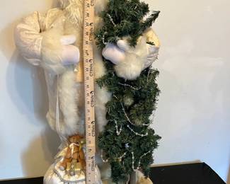 3 White Christmas Santa 