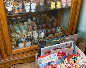 Owl salt and pepper shaker sets