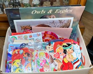 Vintage cards, postcards, valentines.